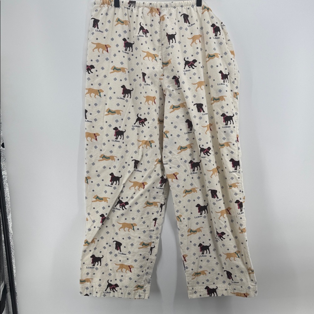 LL Bean Labrador Flannel Pajama Pants Size XL - Picture 7 of 10